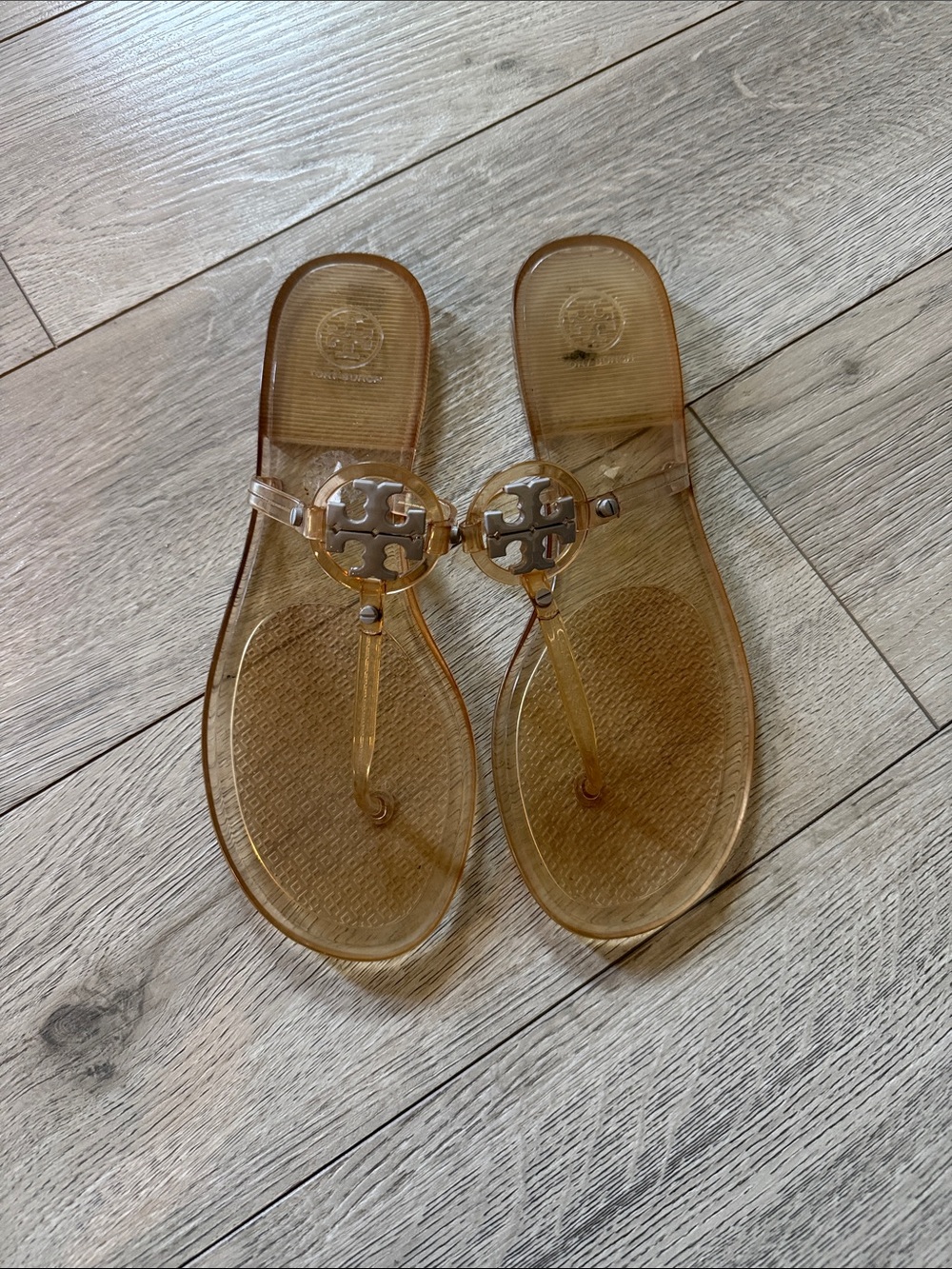 Tory Burch Miller Jelly Thong Sandals Size 11